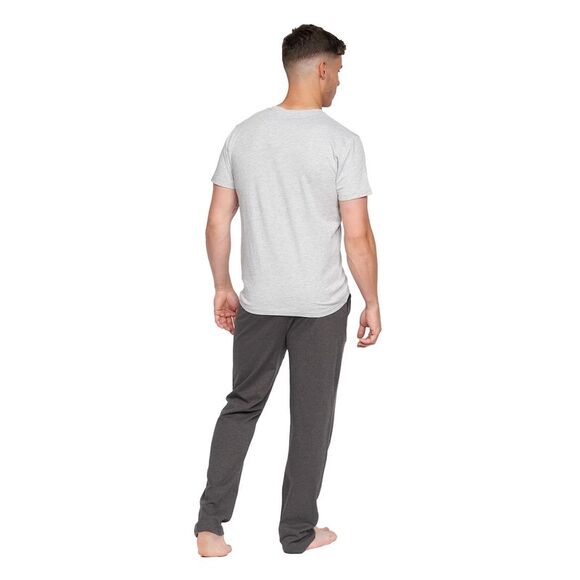 Duck and Cover Mens Radovan Pajama Set / Grey Marl - Picture 2 of 6